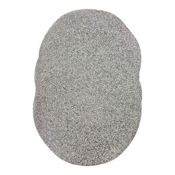 NEW Sparkles Home Luminous Round Rhinestones Placemats in Silver (Set of 4) - Picture 3 of 5